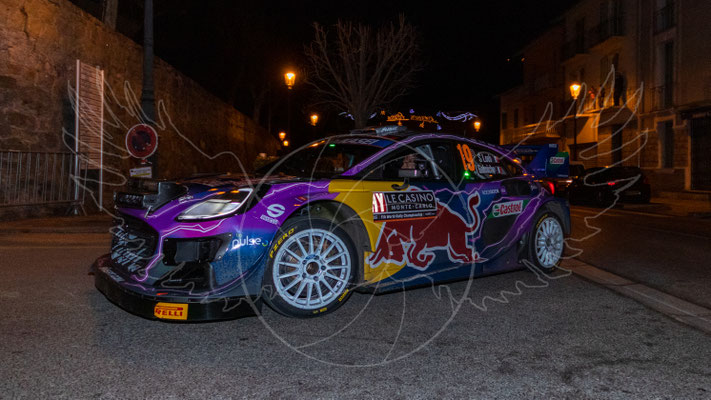 Sébastien Loeb - Rallye Monte Carlo 2022 - Roquebillière