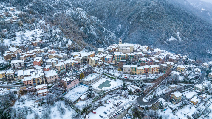La Bollène, sous la neige