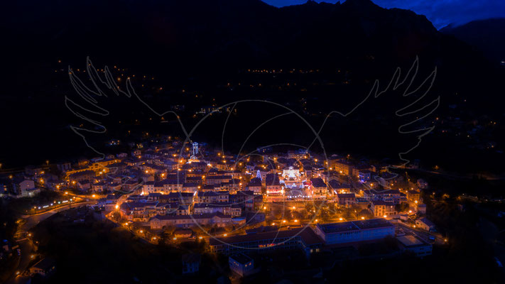 Roquebillière de nuit