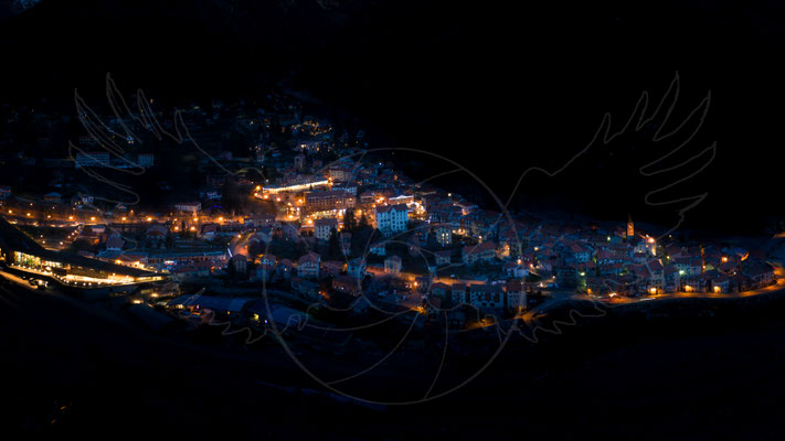 Saint Martin Vésubie de nuit