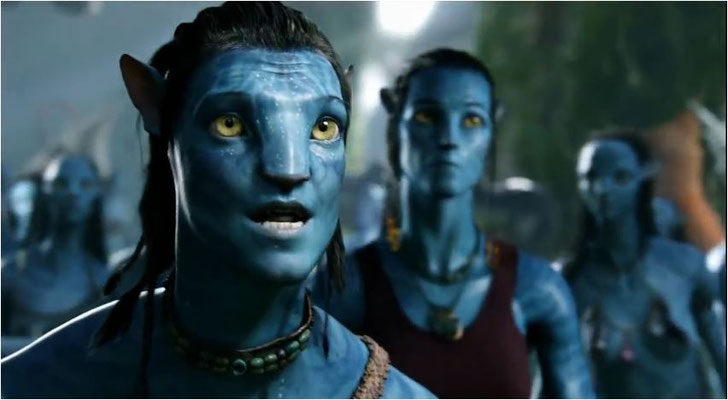 Sam Worthington in Real und als Na'vi. Was in der Animation noch schauspielerische Leistung ist, lässt sich nur schwer feststellen. Dennoch haben wir hier eine beeindruckende technische Leistung vor uns, die Maßstäbe setzte