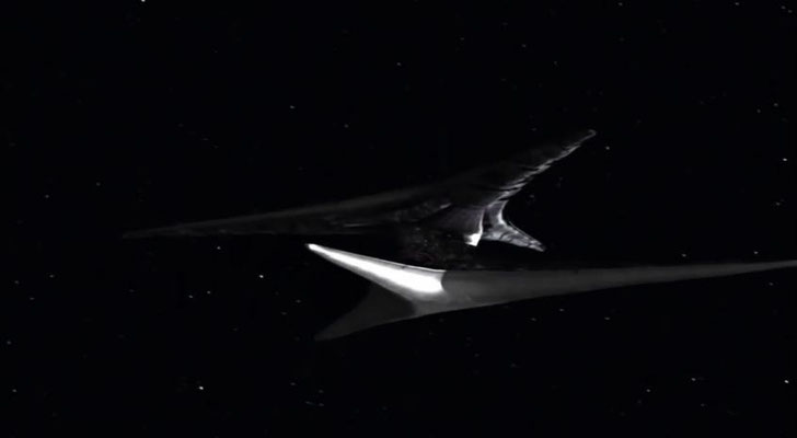 ein Basisschiff der Zylonen: die CGI-Designer haben sehr gte Arbeit geleistet
