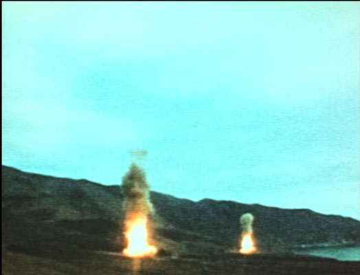 Der Tag vor dem Tag danach: In Kansas werden Langstrecken-Atomraketen Richtung U.D.S.S.R. entsand.