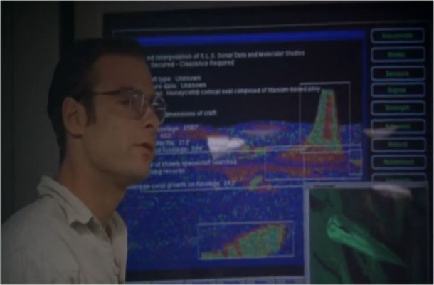 ein riesiges Raumschiff wurde 300 Meter tief auf dem Meeresboden entdeckt. Der junge und ehrgeizige Physiker Dr. Fielding möchte dieses Phänomen unter allen Umständen erforsche