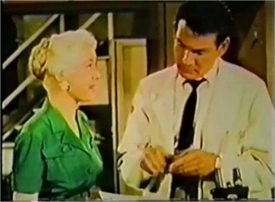 Science Fictioin Theatre wartet mit guten Regisseuren und Akteuren auf. Hier: Gene Barry in "Spider Inc."