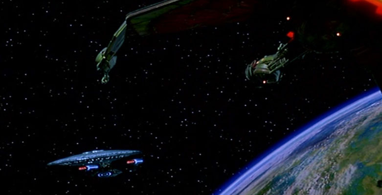 Die U.S.S. Enterprise 1701D sieht zwar, wie immer, cool aus, ist aber dieses Mal nicht Gegenstand unserer Betrachtungen