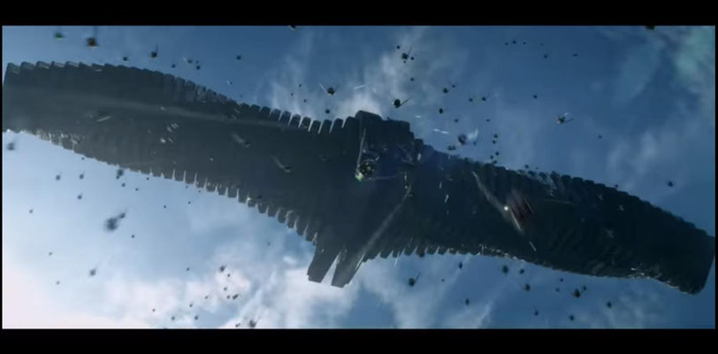 Guardians of the Galaxy ist entgegen bisheriger Marvel Verfilmungen eine waschechte Space Opera. Hier: das Raumschiff Ronans, des Anklägers