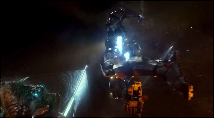 die Realanteile sind in Pacific Rim verschwindend gering, die Monster sehen aber cool aus
