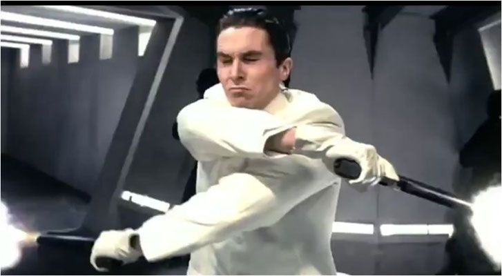 Christian Bale in Action, von derartig, "Matrix"-artigen toll choreografierten Szenen lebt der Film