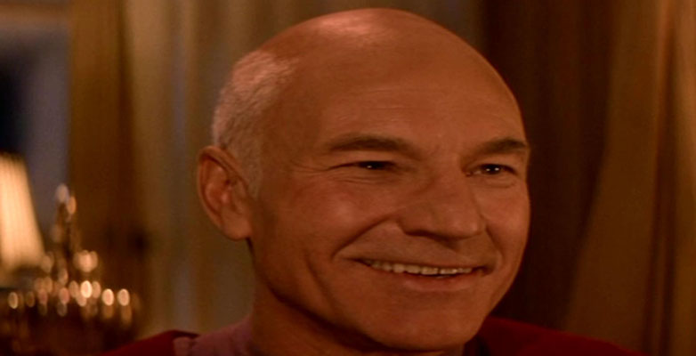 Picard befindet sich in einer Welt des Schein und Trug, die aber ewige Glückseligkeit verspricht...