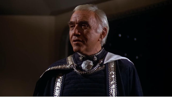 Der unvergessene Lorne Greene als Adama