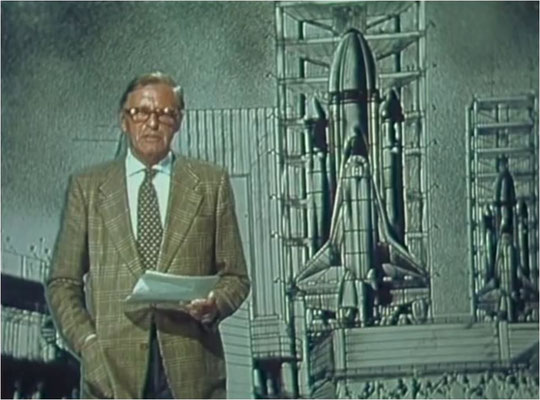 Operation Ganymed beginnt mit einer fiktiven Nachrichtensendung, die uns in die Thematik des Films einführt