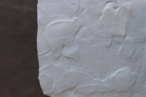 De nature en sommeil, porcelaine-papier, 46x45x3 cm, 2020