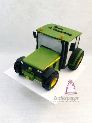 John Deere Traktor zum 11. Geburtstag von Fabio