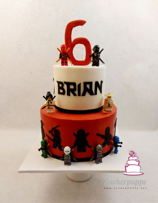 Ninjagotorte zum 6. Geburtstag von Brian