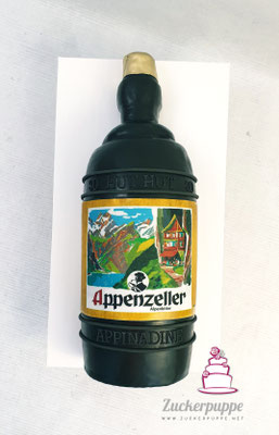 Appenzeller Alpenbitterflasche zum 30. Geburtstag von Nadine