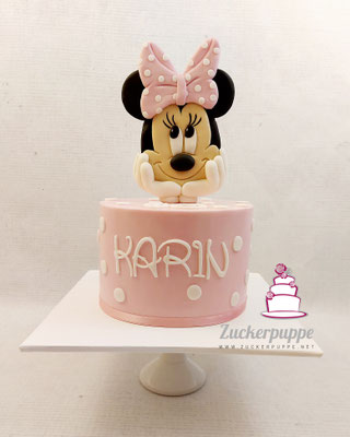 Minniemouse Torte zum 60. Geburtstag von Karin