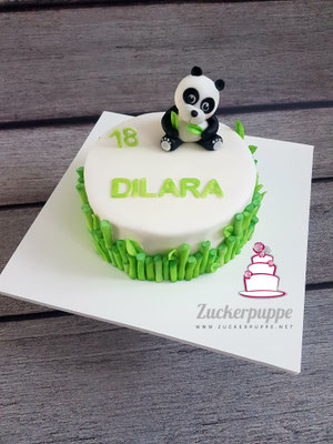 Panda - Torte zum 18. Geburtstag von Dilara