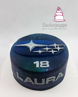 Subarutorte zum 18. Geburtstag von Laura