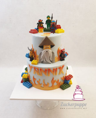 Ninjago-Torte zum 9. Geburtstag von Yannik