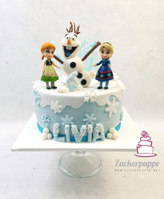 Frozen-Torte zum 6. Geburtstag von Livia