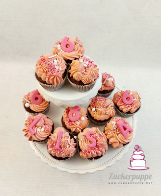 Rosa Cupcakes zum 6.Geburtstag von Lisa