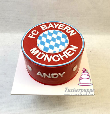 Bayern München Torte zum 49. Geburtstag von Andy 