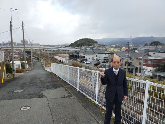 ししぶ公民館より鹿部山方面を望む