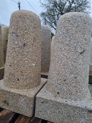 chasse roue borne en granit