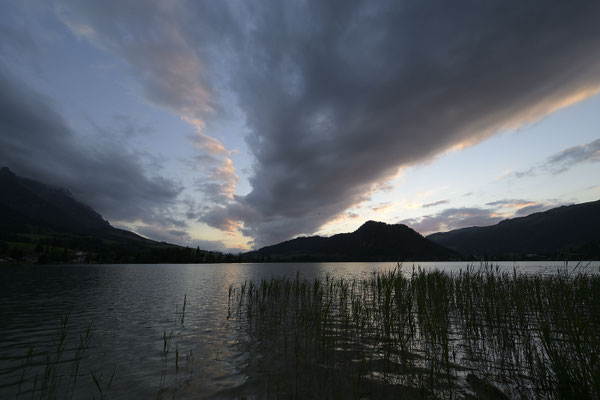 Wolkenband über dem Walchsee