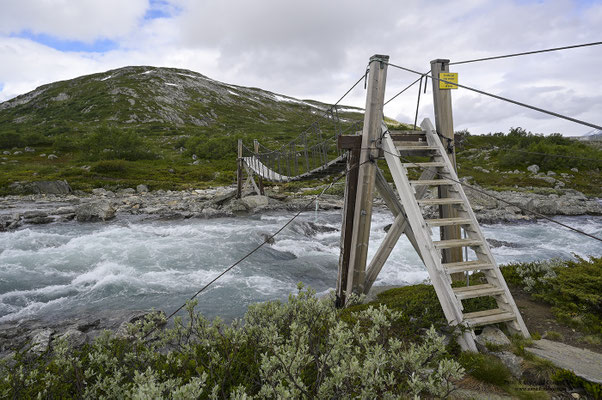 Brücke am Gamle Strynefjellsvegen