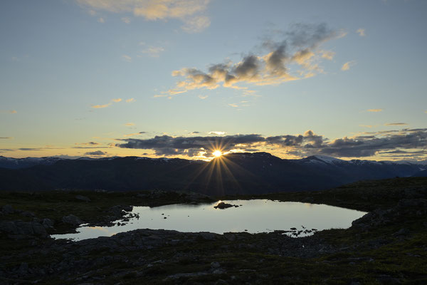 Sonnenuntergang am Molden