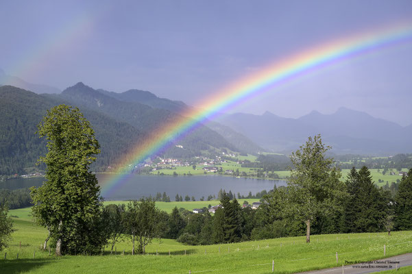 Regenbogen über dem Walchsee