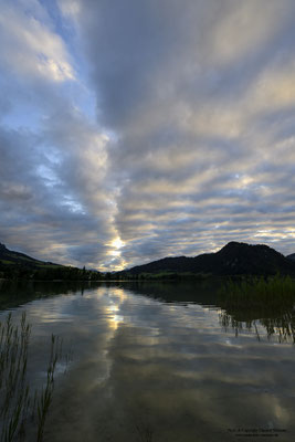 Wolkenhimmel am Abend