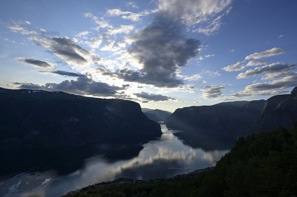Abends am Stegastein, Aurlandsfjord
