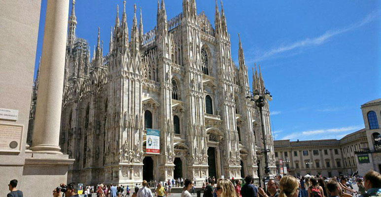 Milan et sa cathédrale, impressionante!