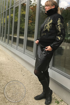 Designermode Mode Design Style Jacke Jacket Brokat Unikat