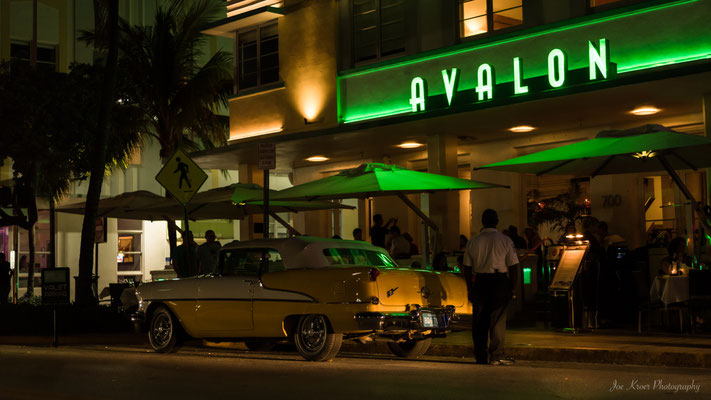 South Beach Art Deco District Miami Nights (Florida) USA