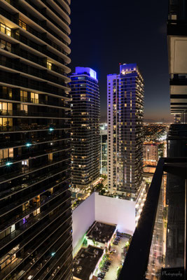 Skyline Miami Nights (Florida) USA