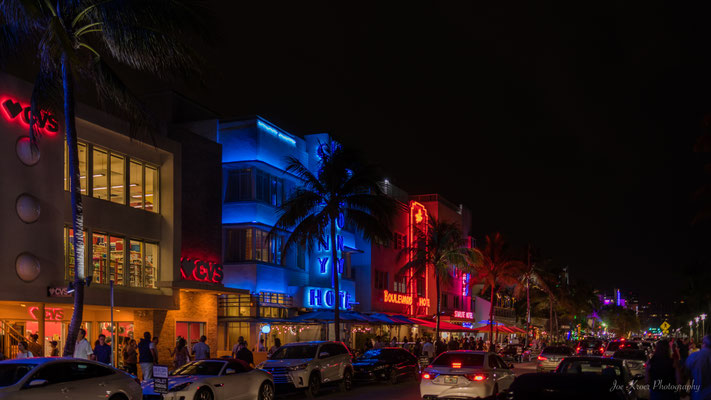 South Beach Art Deco District Miami Nights (Florida) USA