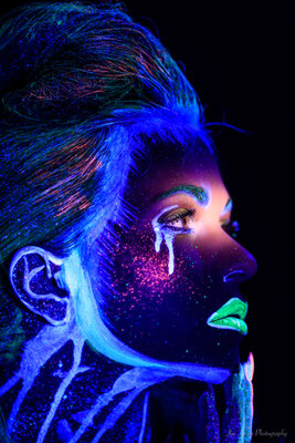 UV Colours - Special MakeUp shooting
