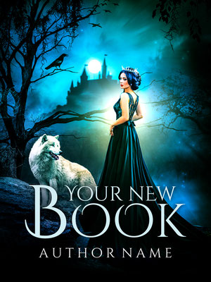 Ebook Premade Cover Nr. SPBC-58117 / 86,- € Prinzessin Queen Wolf Schloss Fantasy Mystery Buch cover