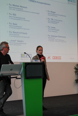 Kurzvorstellung der Firma ISS gemeinsam mit Mag. Eichbauer
