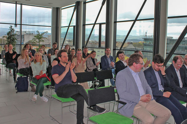 Applaus nach einer Präsentation