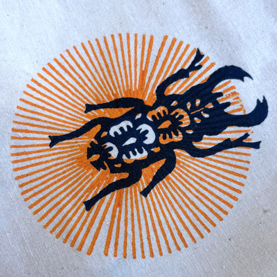  Holzstempel für Textilien, Geschenkpapier und kreative Projekte.