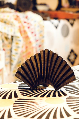  Indische Blockprint Holzstempel Detail