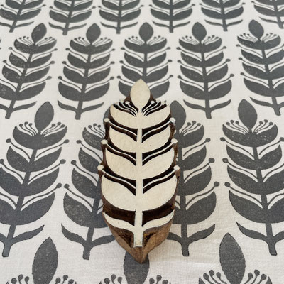 Kreatives textiles Gestalten mit original Blockprint Holzstempeln aus Indien    Handgeschnitzte Druckstempel für kreative Textilgestaltung und DIY-Projekte