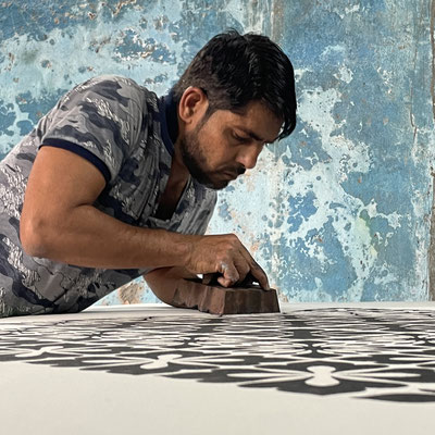 Traditionelle Blockprint-Produkte: Schweizer Design, hergestellt in unserer eigenen Manufaktur in Indien.
