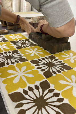     Blockprint Erlebnis in Delhi mit traditioneller Druckerei Unterkunft und Essen