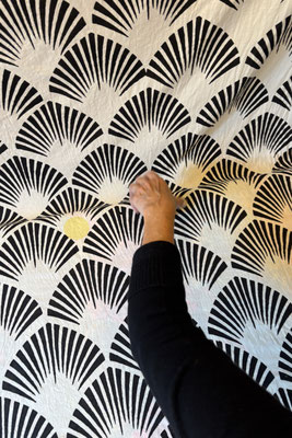 Handdruck Kreativkurs Blockprint Atelier